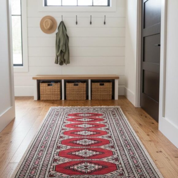 Handmade Other - Vintage BOKHARA Rug 3'8'' x 2'6''